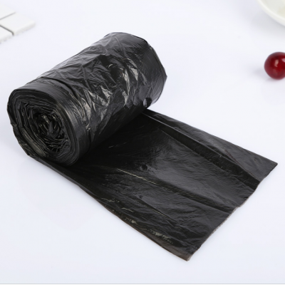 Biodegradable heavy duty black plastic roll garbage bags