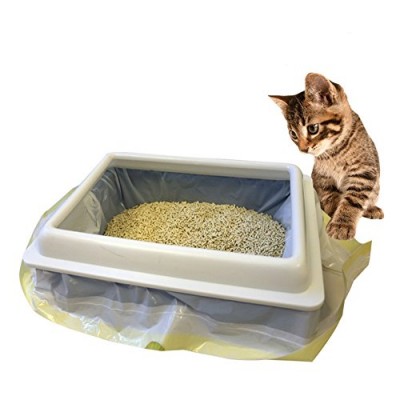 79cm*41cm hight quality scented drawstring plastic cat litter tray liners