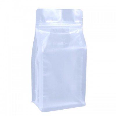 Frosted eight-sided zip lock dry food packaging bag