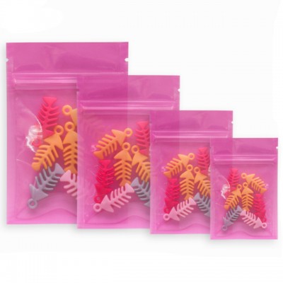 Small mini colorful clear ziplock candy bag packaging