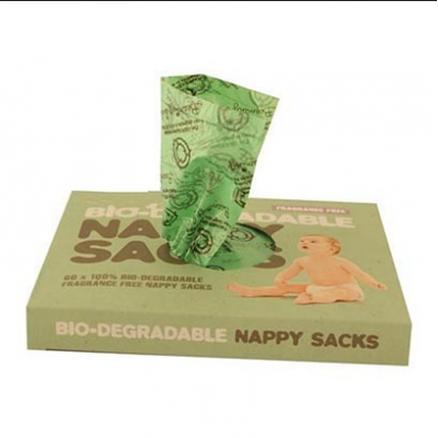 Bio-degradable Fragrance Free Nappy Sacks disposable diaper bags