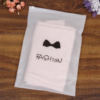 packaging polybag bags for scarf clothing package with logo recyclable creative CPE zip lock plastic bag