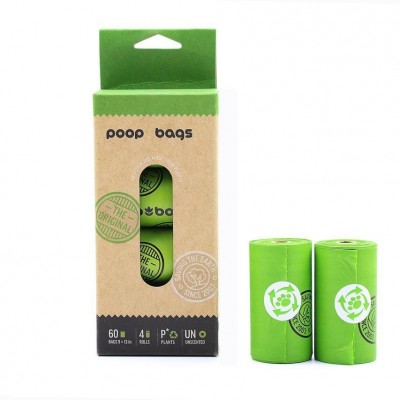 Pet supplies Biodegradable Compostable Disposable Eco Friendly Trash Garbage Pet Dog Waste Poop Bag For Dogs