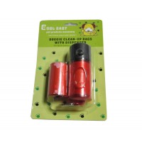 Pet Poop Bag & Dispenser with LED Light Dog poop bag dispenser